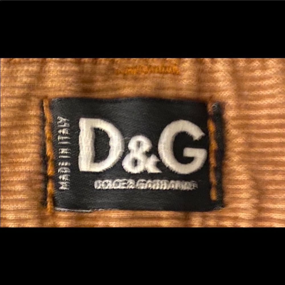 D&G Dolce Gabbana Corduroy Pants - Picture 3 of 7